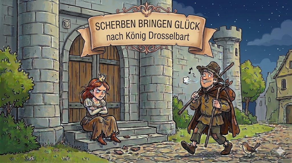 scherben bringen glück , könig drosselbart