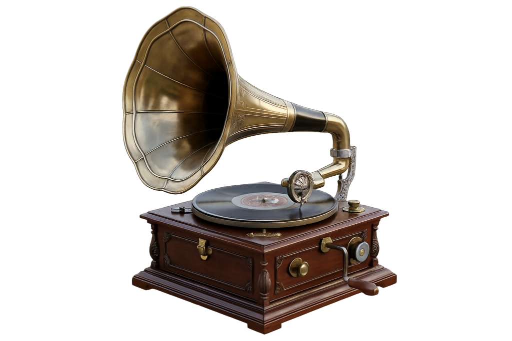 grammophone transparent